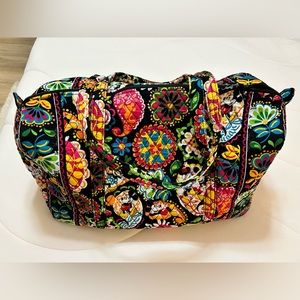 Disney Parks Vera Bradley Midnight Mickey large duffle bag